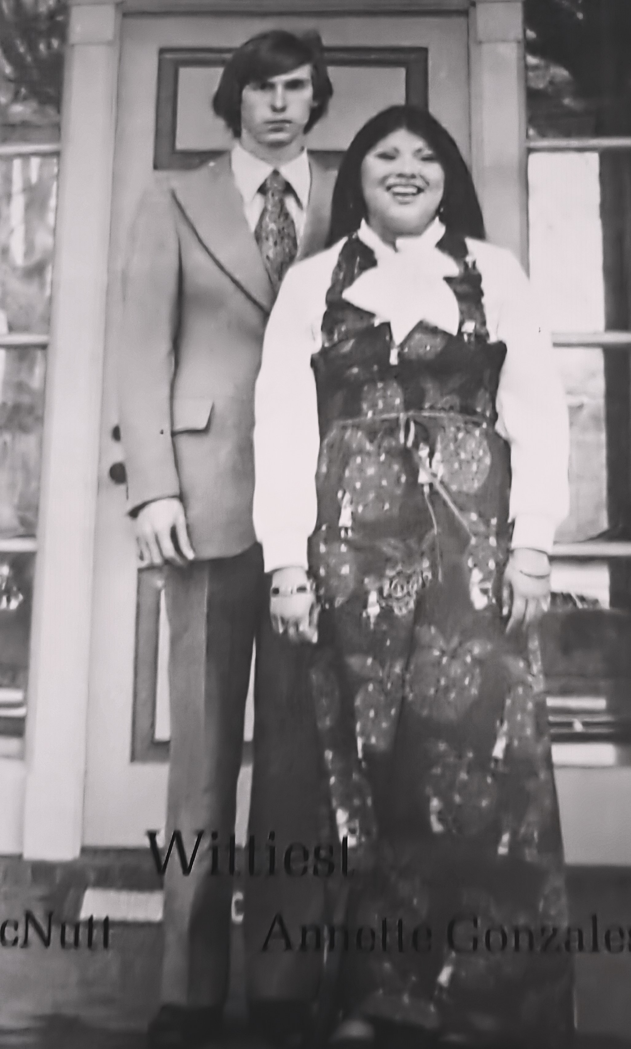 Wittiest - Bob McNutt and Annette Gonzales - Corsicana High School Class of 1976