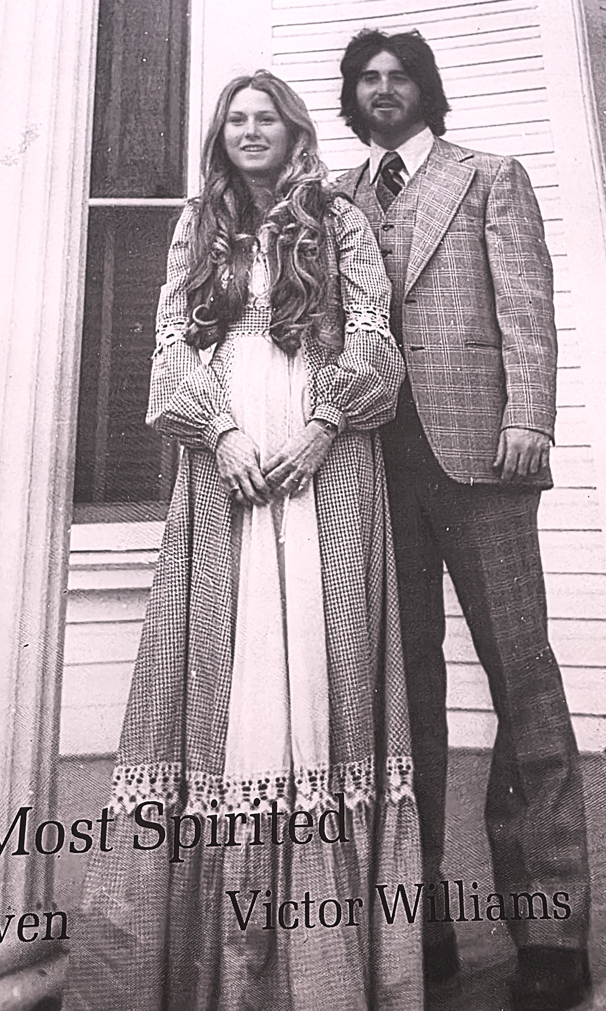 Brenda Bowen and Victor Williams - Most Spirited - Corsicana High School Class of 1976
