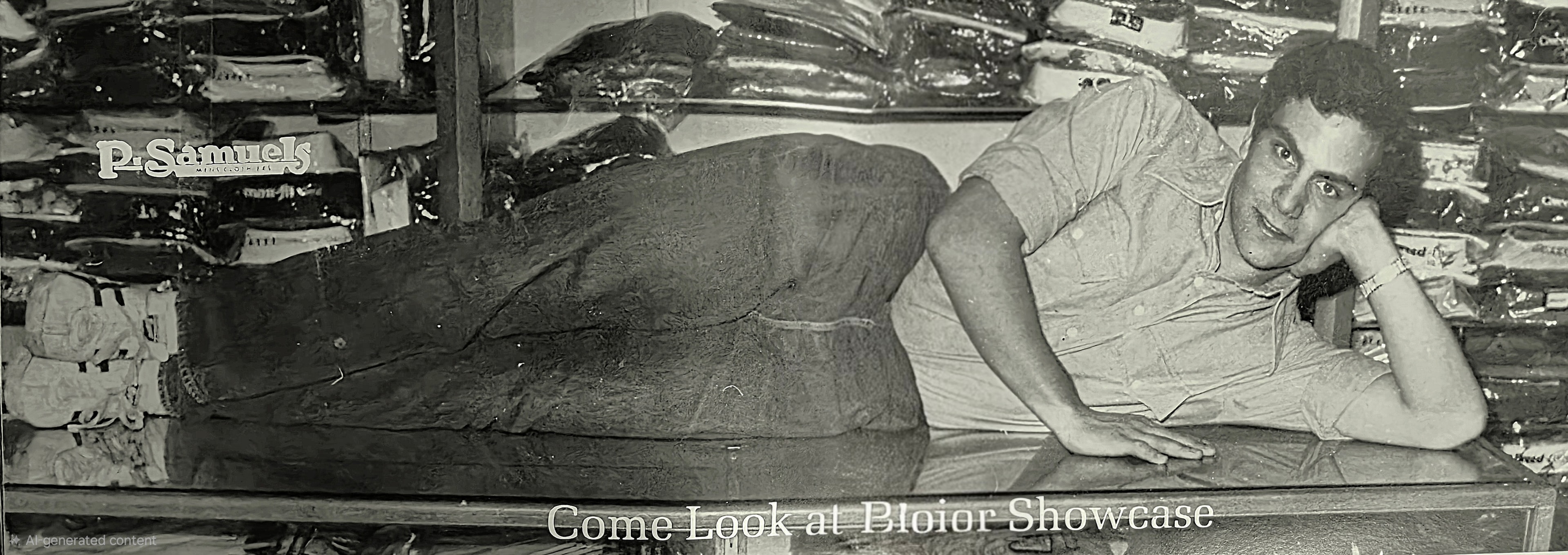 Doug Samuels at P. Samuels Clothing Store - Corsicana High School Class of 1976