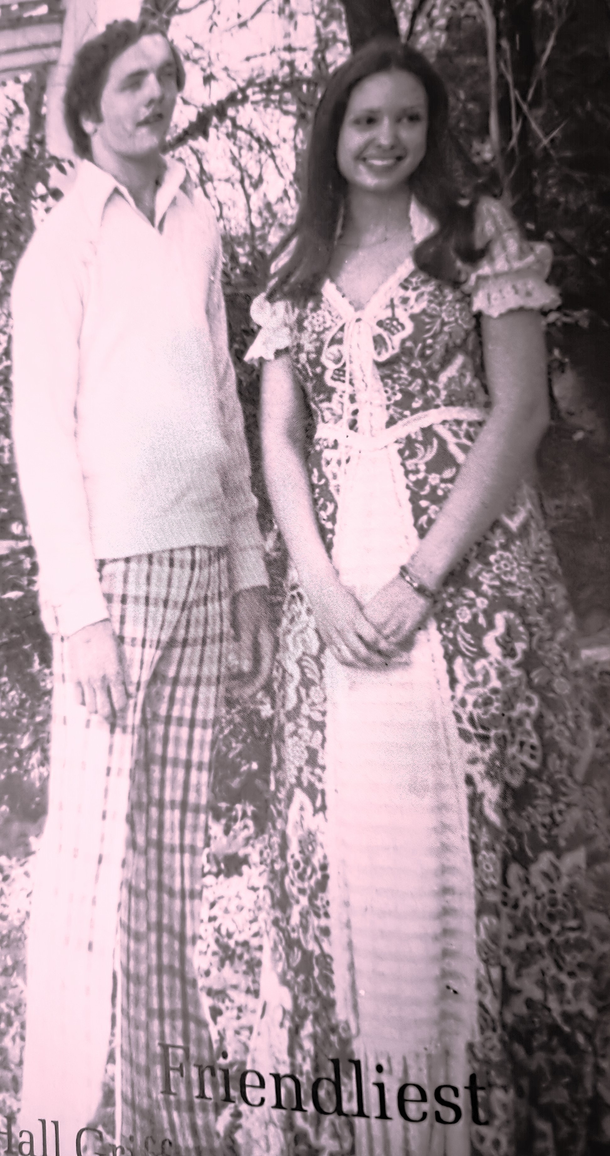 Friendliest - Hall and Myrla - Corsicana High School Class of 1976
