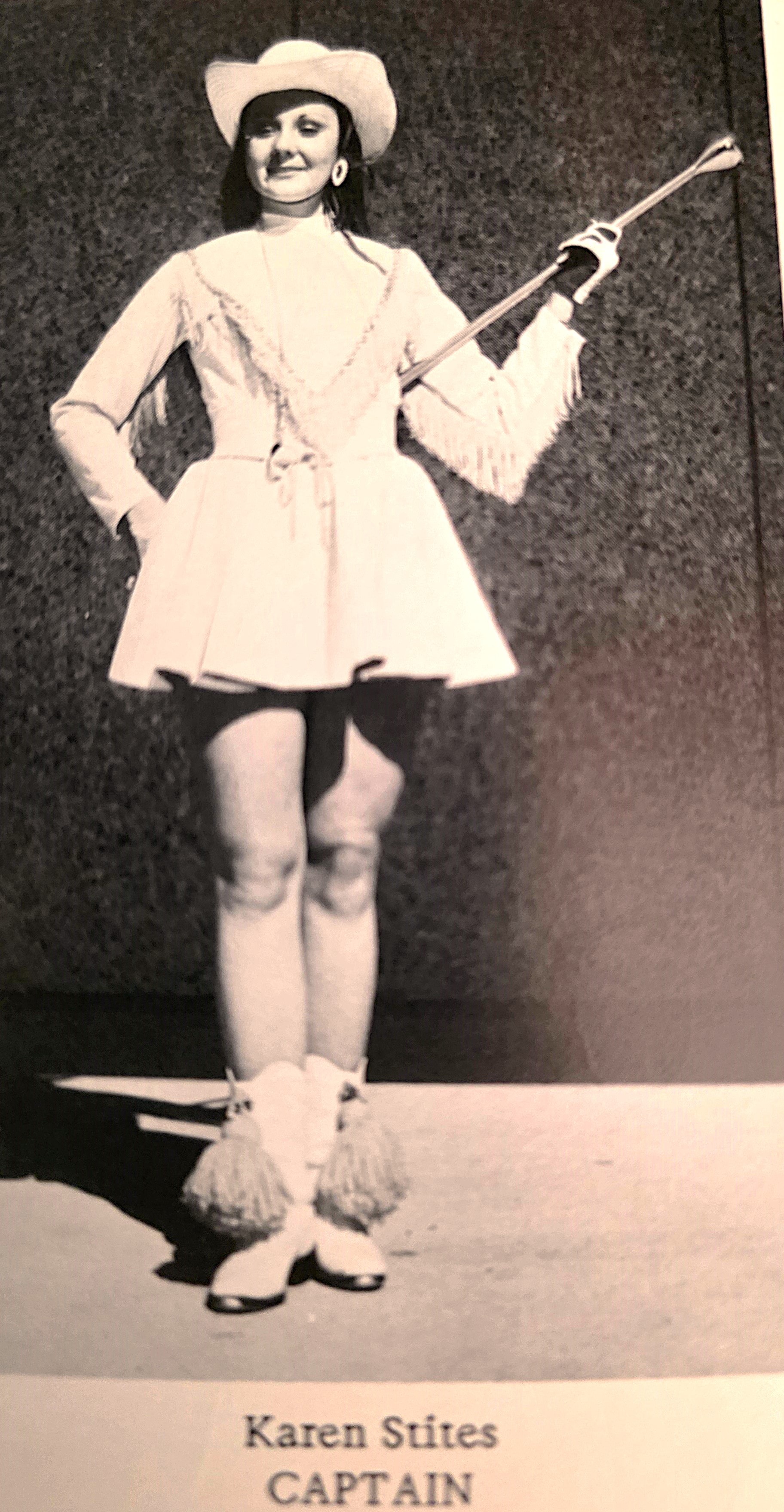Karen Stites - B7G Brigade Captain - Corsicana High School Class of 1976